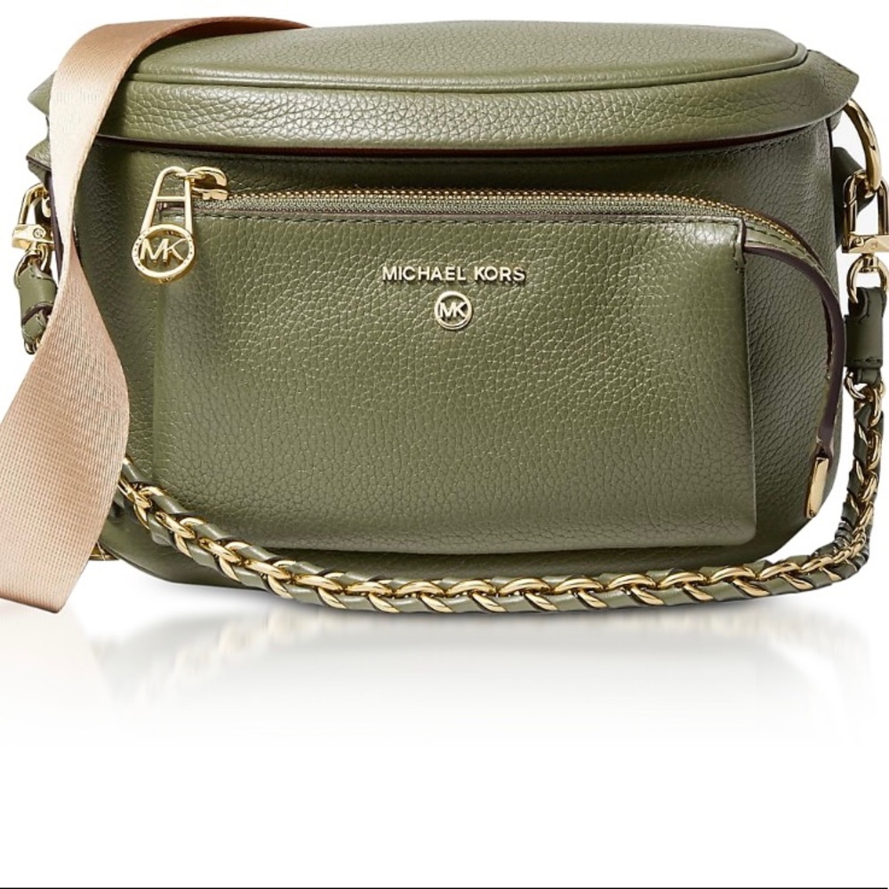 Michael Kors Slater Medium Pebbled Leather Sling Pack